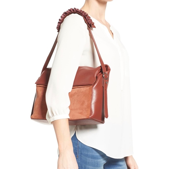 All Saints Maya Calfskin Shoulder Bag - Picture 7 of 13